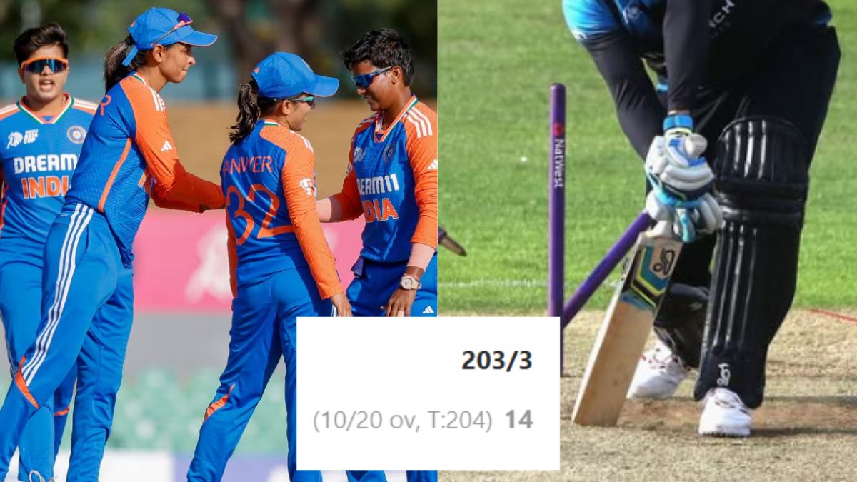 'W,W,W,W,W..', India's neighboring country could not last even 5 minutes in front of the women's brigade, the whole team returned to the pavilion on 14 runs