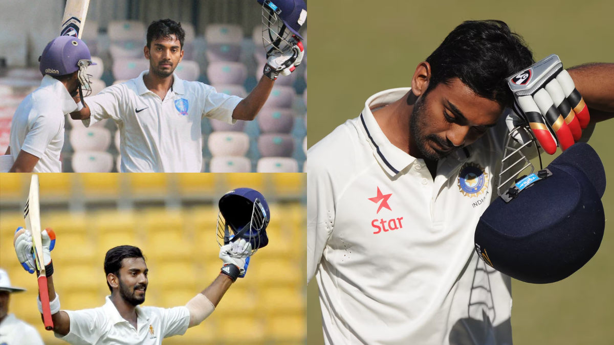 6,6,6,6,6,6...... KL Rahul's storm came when he reached Ranji, scored a historic triple century of 337 runs.