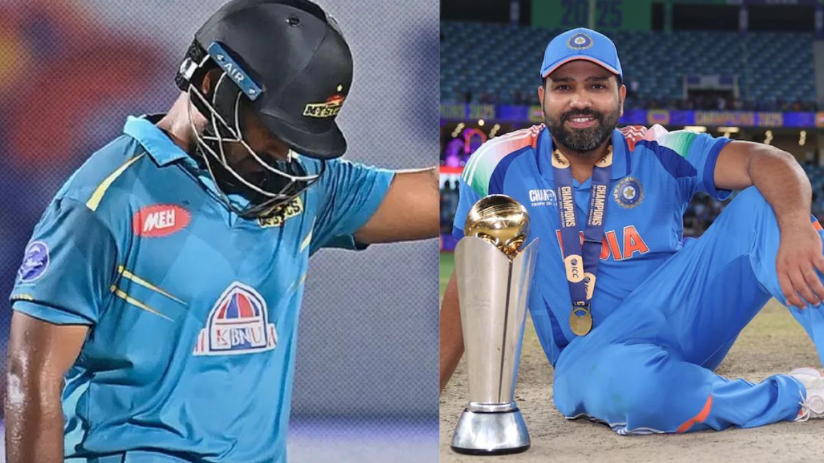 6,6,6,6,6...', second Rohit Sharma was found in Maharaja T20 League, came at number 8 and did stormy batting, hit 42 runs in just 7 balls