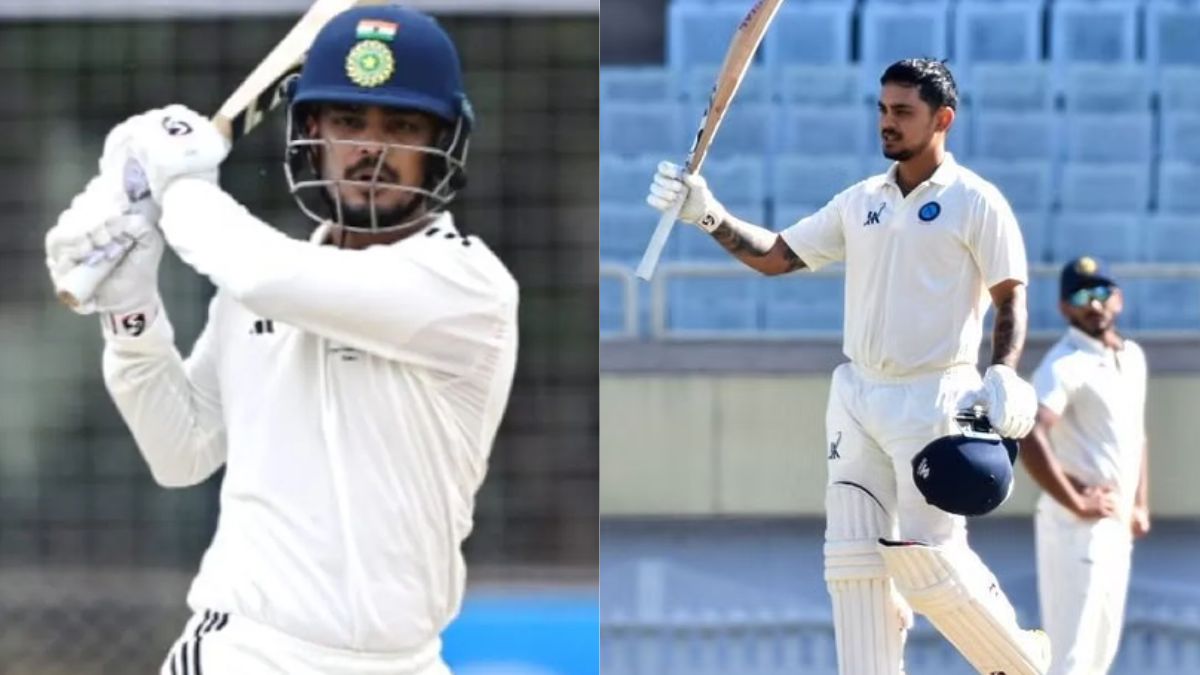6,6,6,6,6,6,6.... 21 fours, 14 sixes, Ishan Kishan played 336 balls in Ranji, played a historic innings and defeated the bowlers
