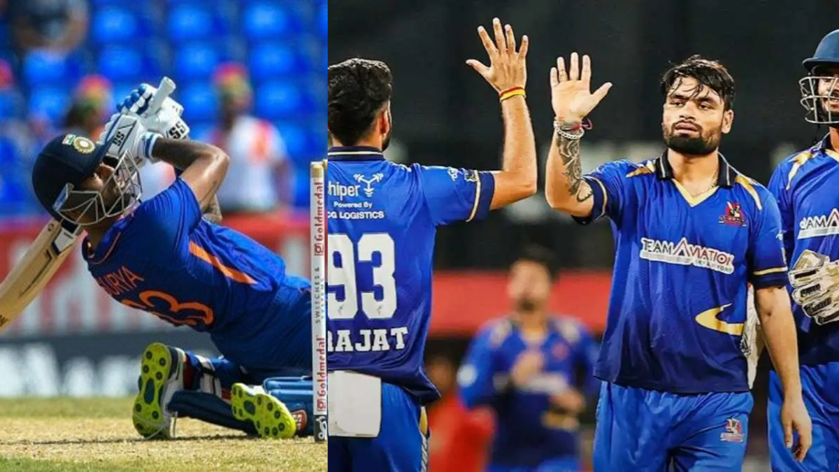 6,6,6,6,6,6..', second Surya from UP T20 League, scored runs at 306 strike rate, 82 runs off just 17 balls.