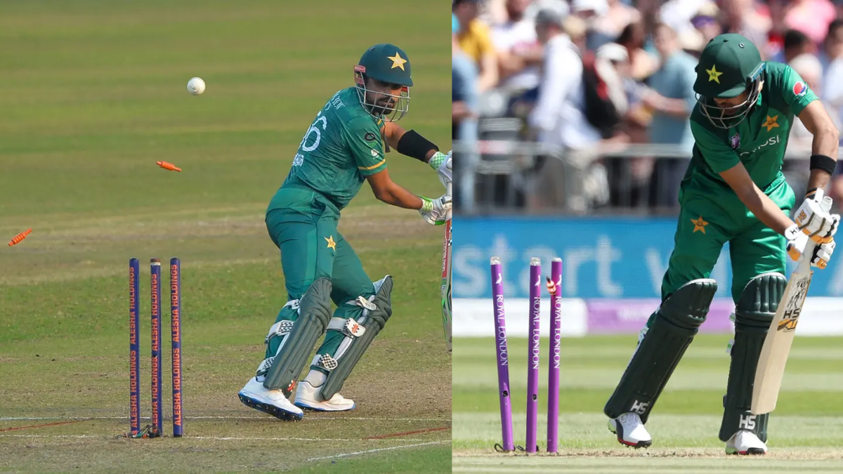Now Babar Azam's bat is not working even in the exhibition match, he got clean bowled, video goes viral