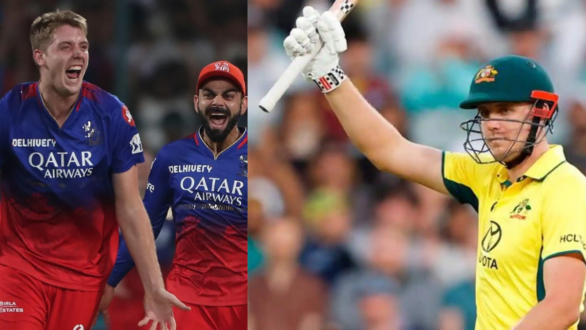 6,6,6,6,6,6,6..... Cameron Green, who was released by RCB, now created chaos, scored 118 runs in just 55 balls.