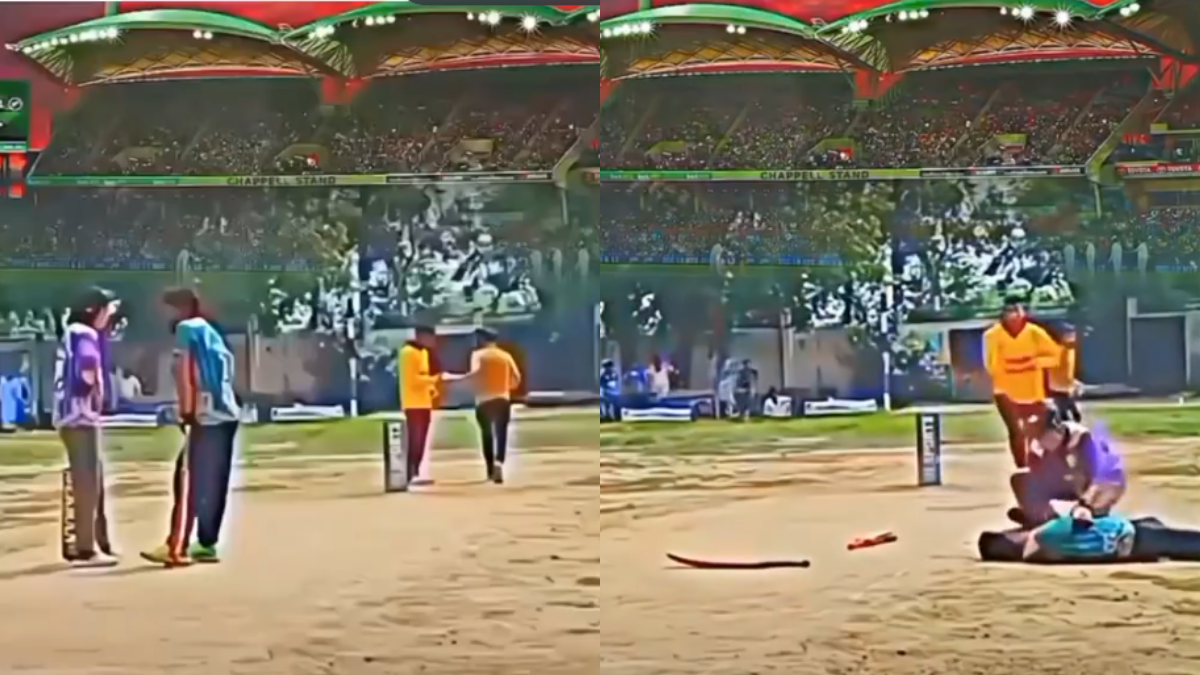 This player reached heaven straight from the cricket field, died on the spot after hitting a six, video goes viral