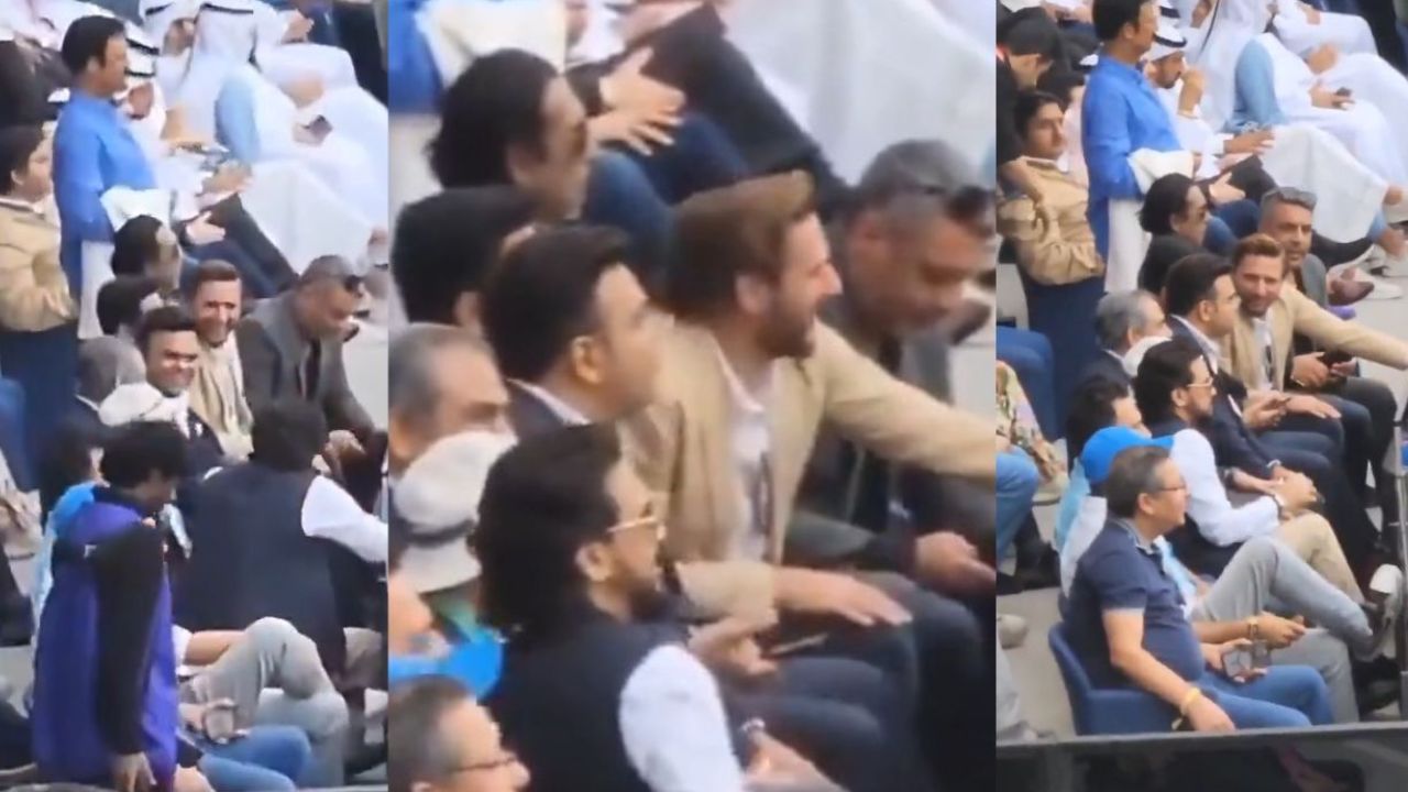 Jay Shah-Shahid Afridi-Anurag Thakur ने साथ में मिलकर देखा IND vs PAK मैच, जमकर लगाए ठहाके, VIDEO वायरल