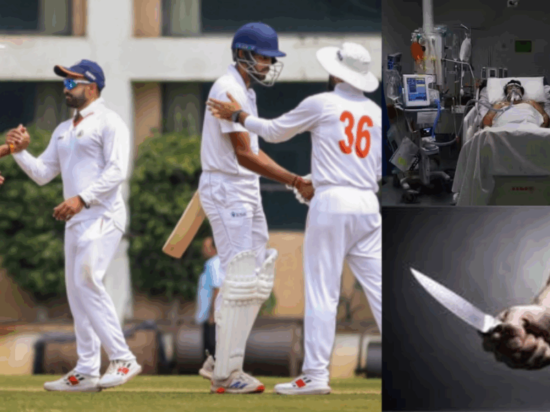 Rahul, who was going to play cricket, was suddenly attacked with a weapon, his condition is very critical, treatment is going on in the hospital.