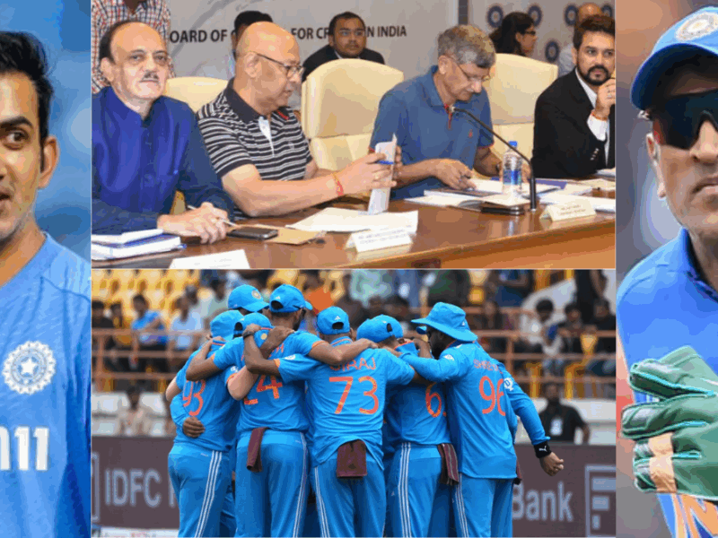 Here came the news of making Dhoni a mentor, on the other hand the board made an official announcement and handed over the coaching post to Coach Gambhir's friend.