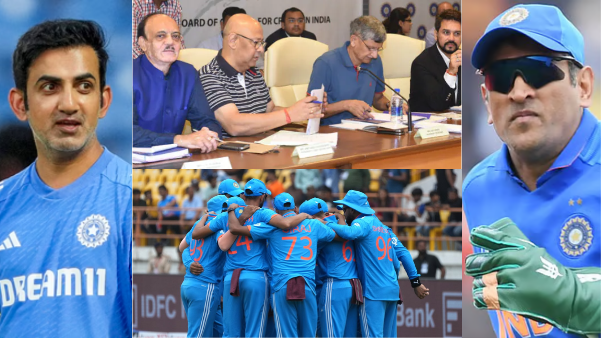 Here came the news of making Dhoni a mentor, on the other hand the board made an official announcement and handed over the coaching post to Coach Gambhir's friend.
