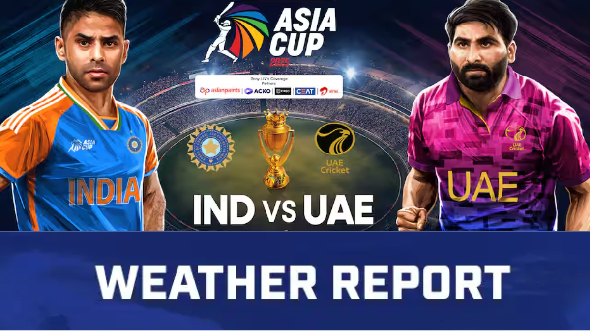 IND vs UAE, WEATHER REPORT: Will weather become a villain or will the match be of full 20 overs? Know what the weather of Dubai is saying on 10th September