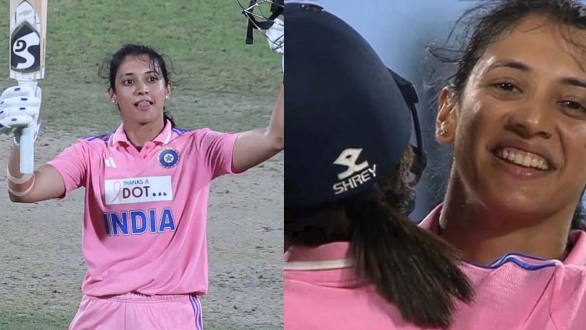 6,6,6,6,6,6..... Smriti Mandhana created history, scored the fastest ODI century, scoring a century in just this many balls.