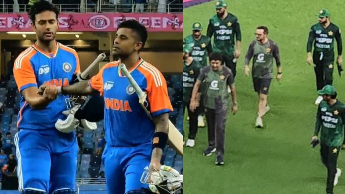 Video: Pakistan was told that father will always remain father, Indian players went out without shaking hands after winning the match