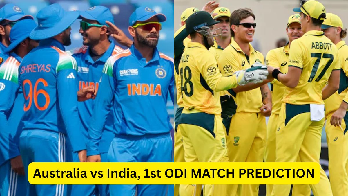 Australia vs India, 1st ODI Match Prediction: This team is 100% certain to win, you will see this score in the first innings.