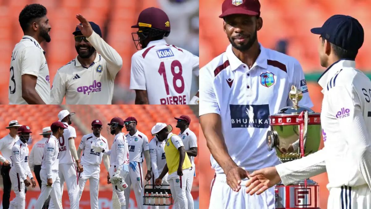 IND vs WI: India won the Ahmedabad Test by an innings and 140 runs, crushing West Indies in just two and a half days.