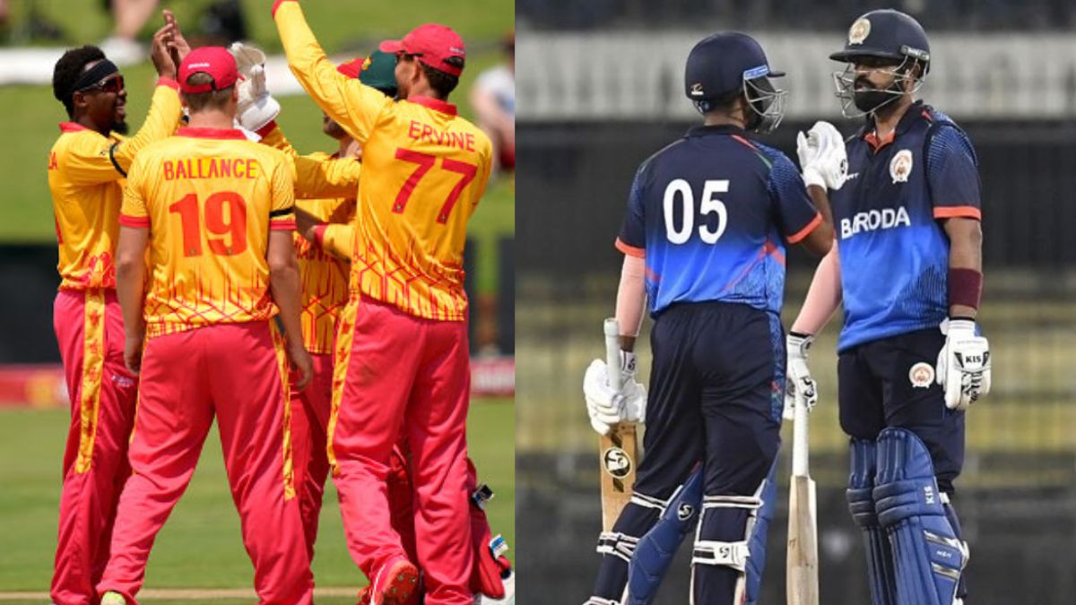 6,6,6,6,6,6,6,6,6... The highest T20 score ever! The team smashed Zimbabwe's record by scoring 349 runs.