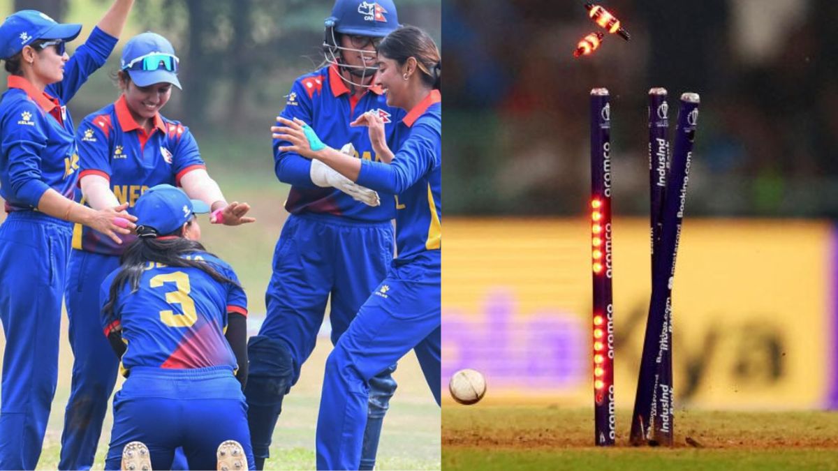 W,W,W,W,W,W..... This team surrendered before Nepal, was all out on a score of just 8 runs.