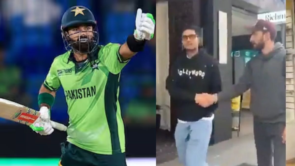 The man who ran away shouting 'Pakistan Zindabad' was recorded shaking hands with Gill on video.