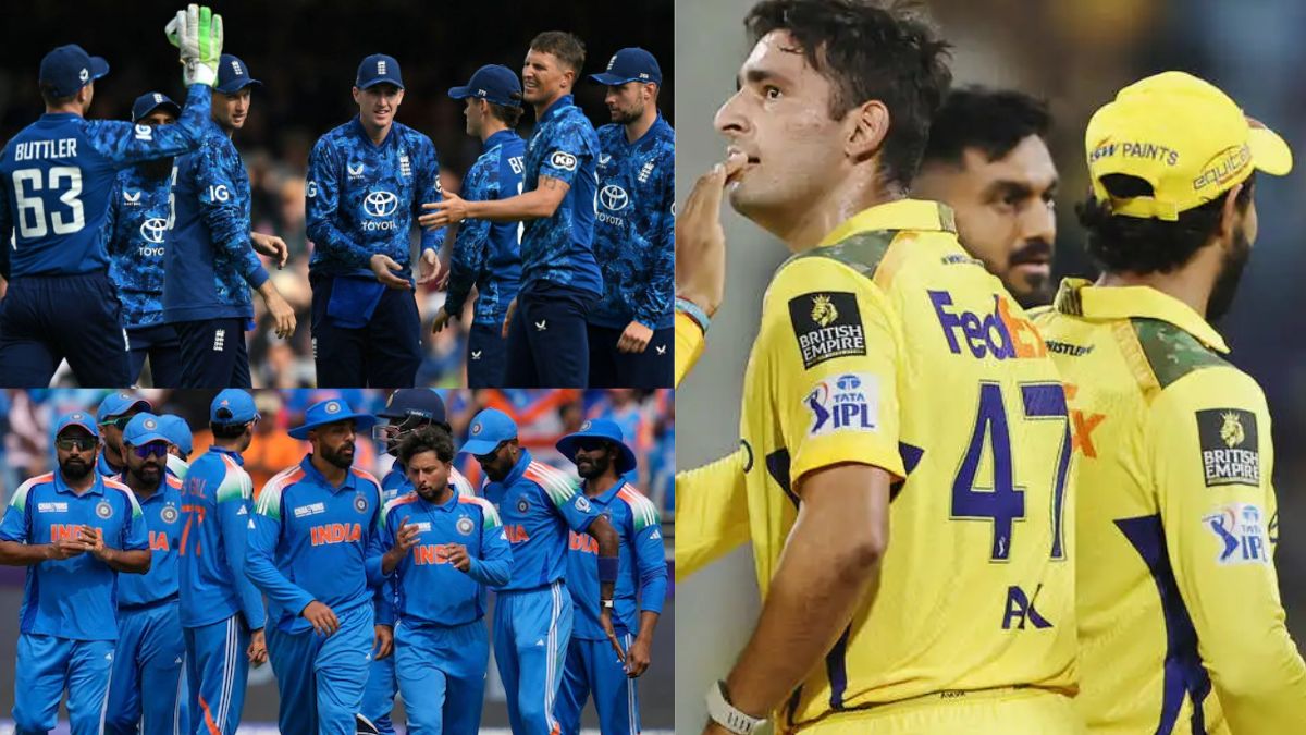 इंग्लैंड के साथ 3 ODI मैचों के लिए टीम इंडिया, CSK के 6 खिलाड़ियों को चयनकर्ताओं ने दी जगह 1 Team India squad for the 3 ODI matches against England includes 6 players from CSK, selected by the selectors.