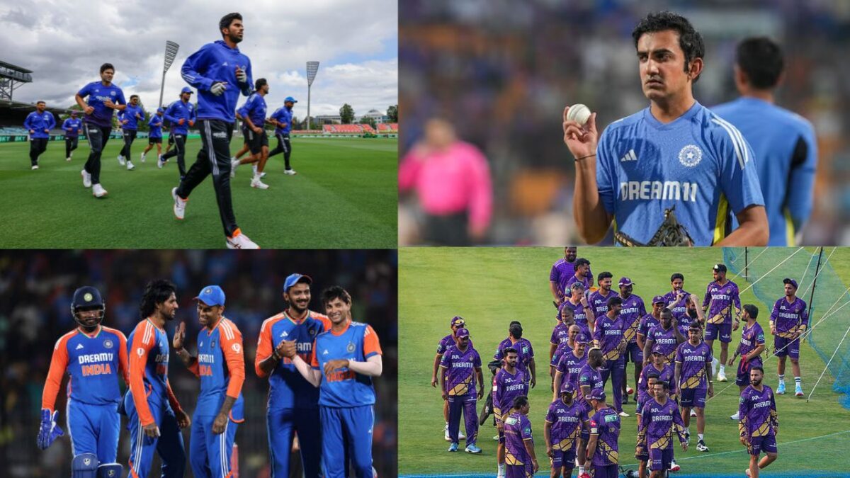 पहले टी20 के लिए भारत की प्लेइंग इलेवन आई सामने, गंभीर की KKR से खेले 1-2 नहीं 5 खिलाड़ियों को मौका 1 India vs Australia