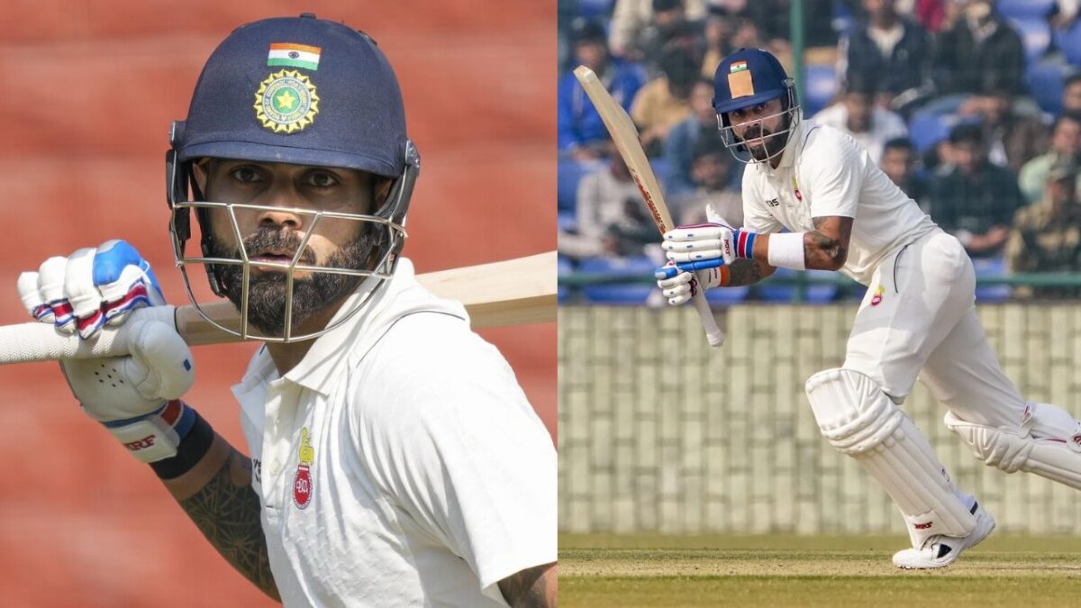 रणजी खेलने पहुंचे विराट कोहली का गरजा बल्ला, 24 चौके-1 छक्के से बना दिए 173 रन 1 रणजी खेलने पहुंचे Virat Kohli का गरजा बल्ला, 24 चौके-1 छक्के से बना दिए 173 रन