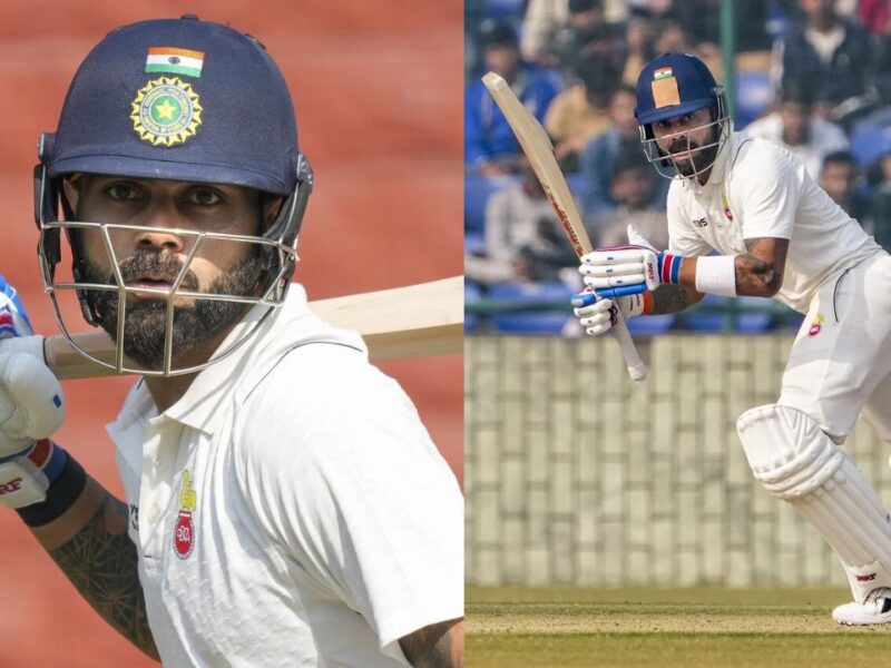 रणजी खेलने पहुंचे विराट कोहली का गरजा बल्ला, 24 चौके-1 छक्के से बना दिए 173 रन 8 रणजी खेलने पहुंचे Virat Kohli का गरजा बल्ला, 24 चौके-1 छक्के से बना दिए 173 रन