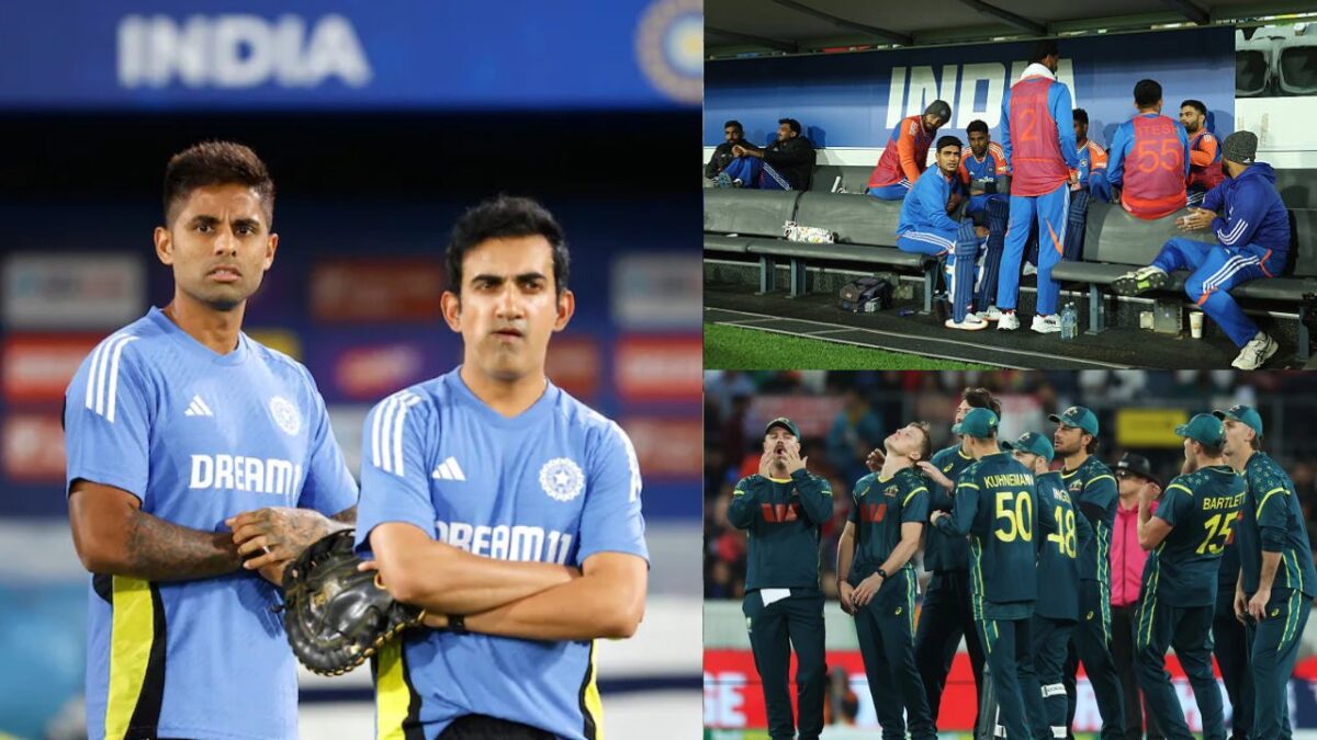 मेलबर्न टी20 के लिए भारत की प्लेइंग 11 फिक्स, एक साथ सीधे 5 खिलाड़ियों को गंभीर-सूर्या ने निकाल फेंका बाहर 1 मेलबर्न टी20 के लिए India की प्लेइंग 11 फिक्स, एक साथ सीधे 6 खिलाड़ियों को गंभीर-सूर्या ने निकाल फेंका बाहर