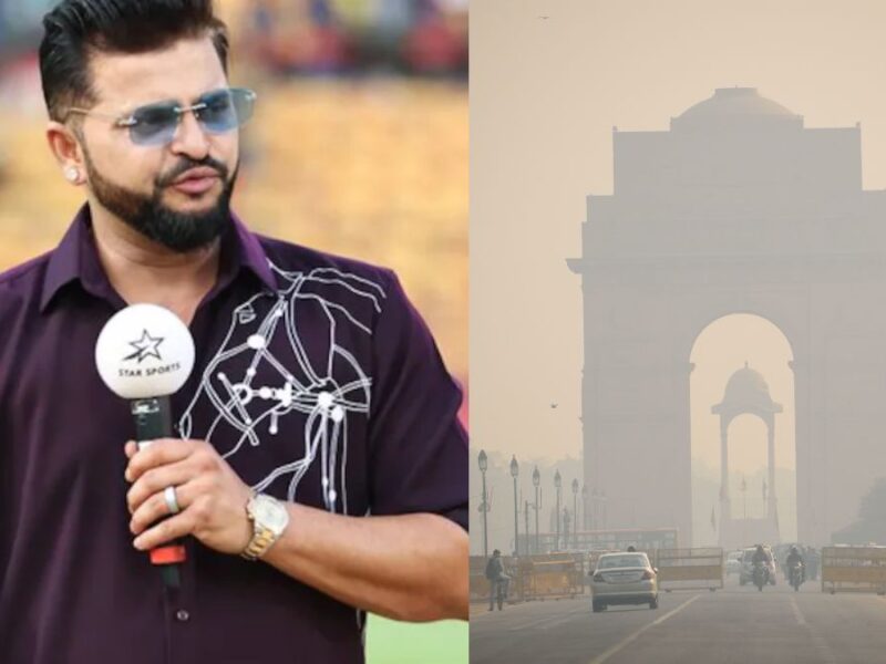 Suresh Raina raised his voice against Delhi's pollution, saying, 'It's an emergency of death, we have to work on it...'