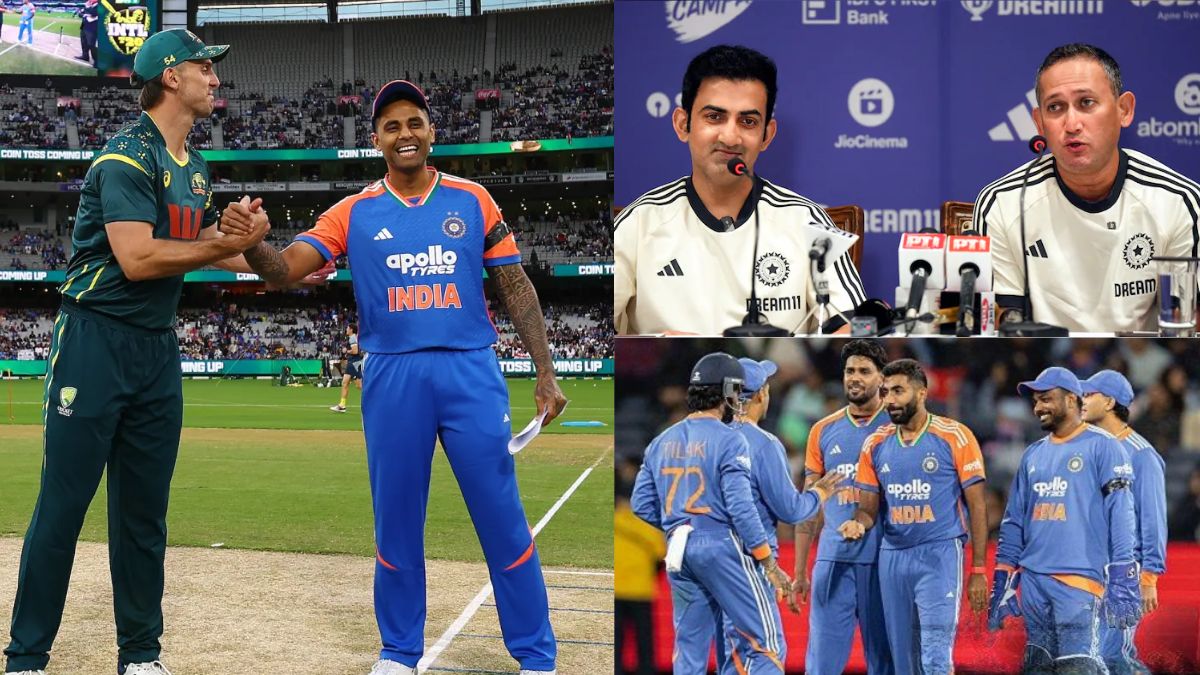 गोल्ड कोस्ट में होने वाले चौथे टी20 के लिए टीम इंडिया का हुआ ऐलान, 22 वर्षीय खिलाड़ी की अचानक हुई वाइल्डकार्ड एंट्री 1 Team India's squad for the fourth T20 in Gold Coast has been announced, with a 22-year-old player making a surprise wildcard entry.