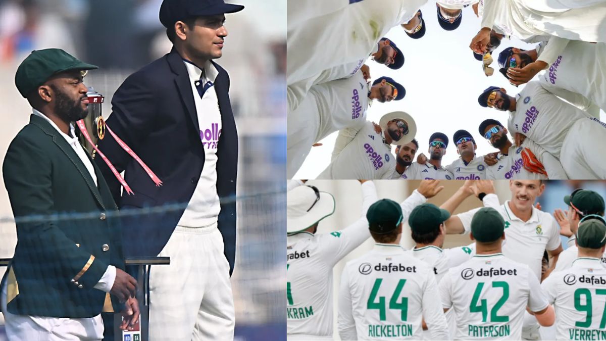 Two major changes in Africa and three in India, finalized playing XI for both teams in the Guwahati Test.