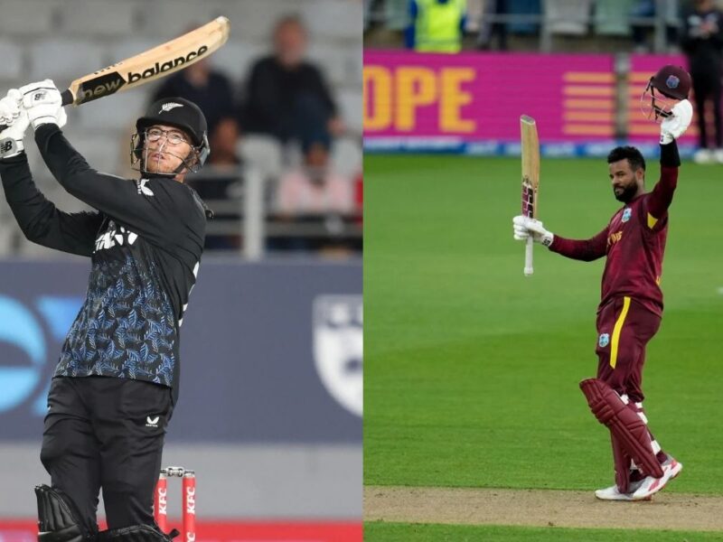 शाई होप के तूफानी शतक पर सैंटनर के कैमियों ने फेरा पानी, New Zealand ने 5 विकेट से जीता दूसरा ODI