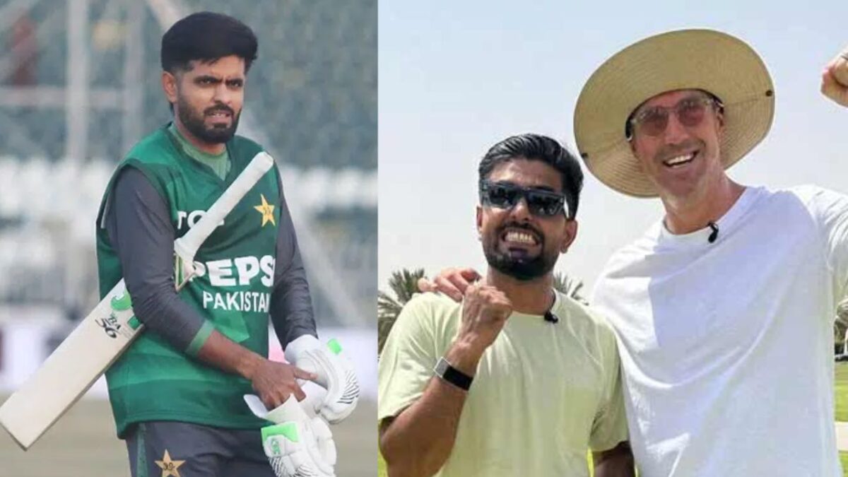 केविन पीटरसन के साथ गलत अंग्रेजी बोलते हुए कैमरे में कैद हुए Babar Azam, 'goosebumps' को बोले 'boosebump'