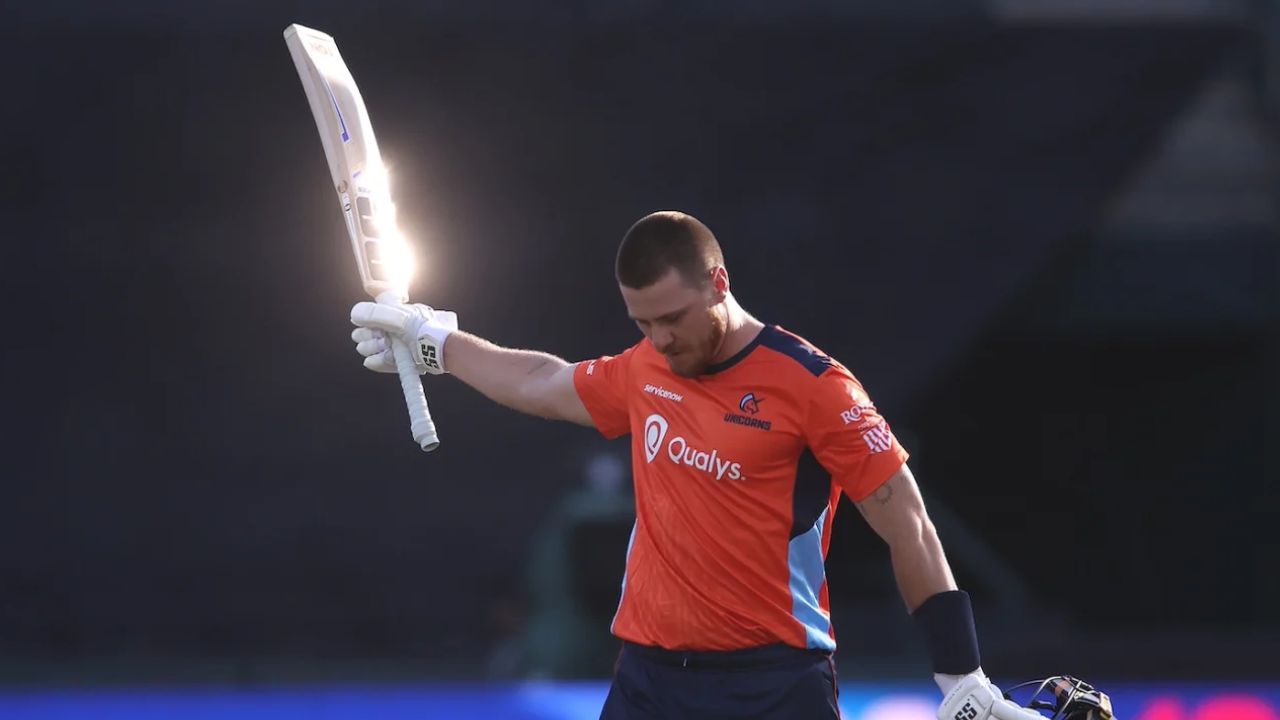 6,6,6,6,6,6,6..... न्यूजीलैंड के Finn Allen का कोहराम, 34 बॉल पर ठोक दी सेंचुरी, 5 चौके 19 छक्कों का बना डाला असंभव रिकॉर्ड