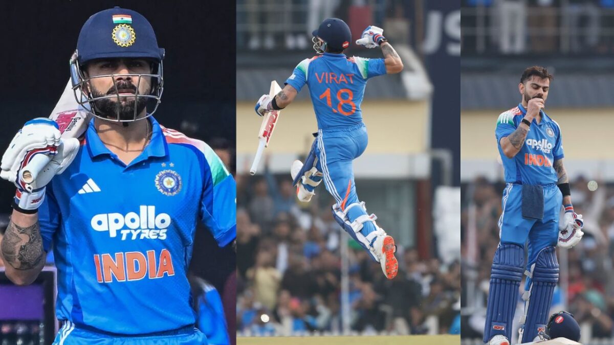 VIDEO: Virat Kohli ने शतक के बाद निकाला हेलमेट, हवा में लहराया बल्ला, कोच गंभीर का रिएक्शन भी हुआ वायरल