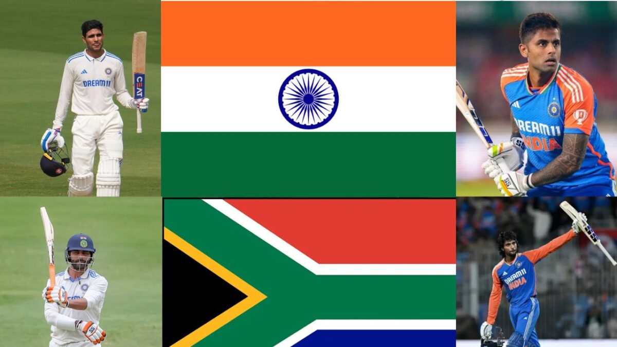 दक्षिण अफ्रीका के खिलाफ तीनों फॉर्मेट के लिए 15-15 सदस्यीय Team India आई सामने, गिल, सूर्या, रिंकू, सिराज, साई, जडेजा, तिलक.....