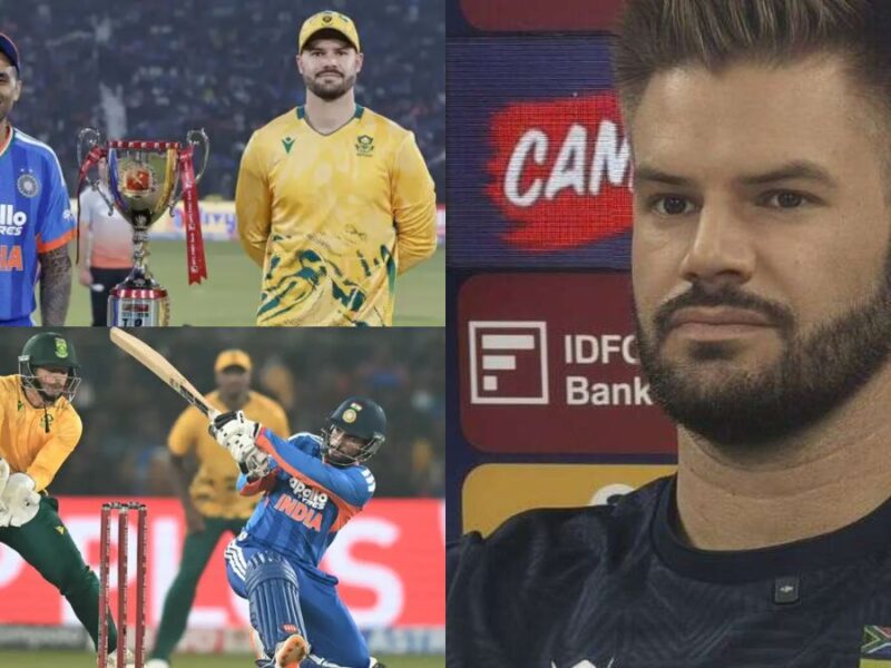 "Sadly, in the first match itself...." Aiden Markram, heartbroken after losing his first match, expressed his grief in the post-match presentation.