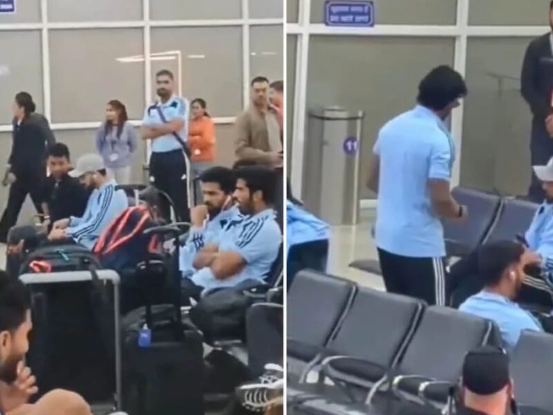 Virat Kohli and Rohit Sharma were seen having a heated argument with the selectors at the airport, the video went viral
