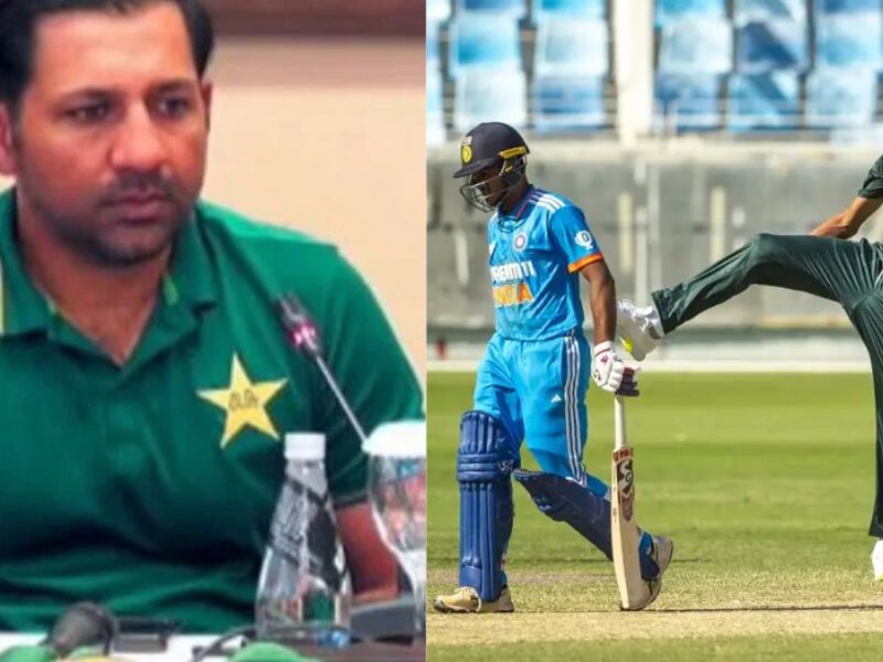 U19 Asia Cup Final: Former Pakistan captain Sarfaraz Ahmed accuses Indian players of misbehavior.