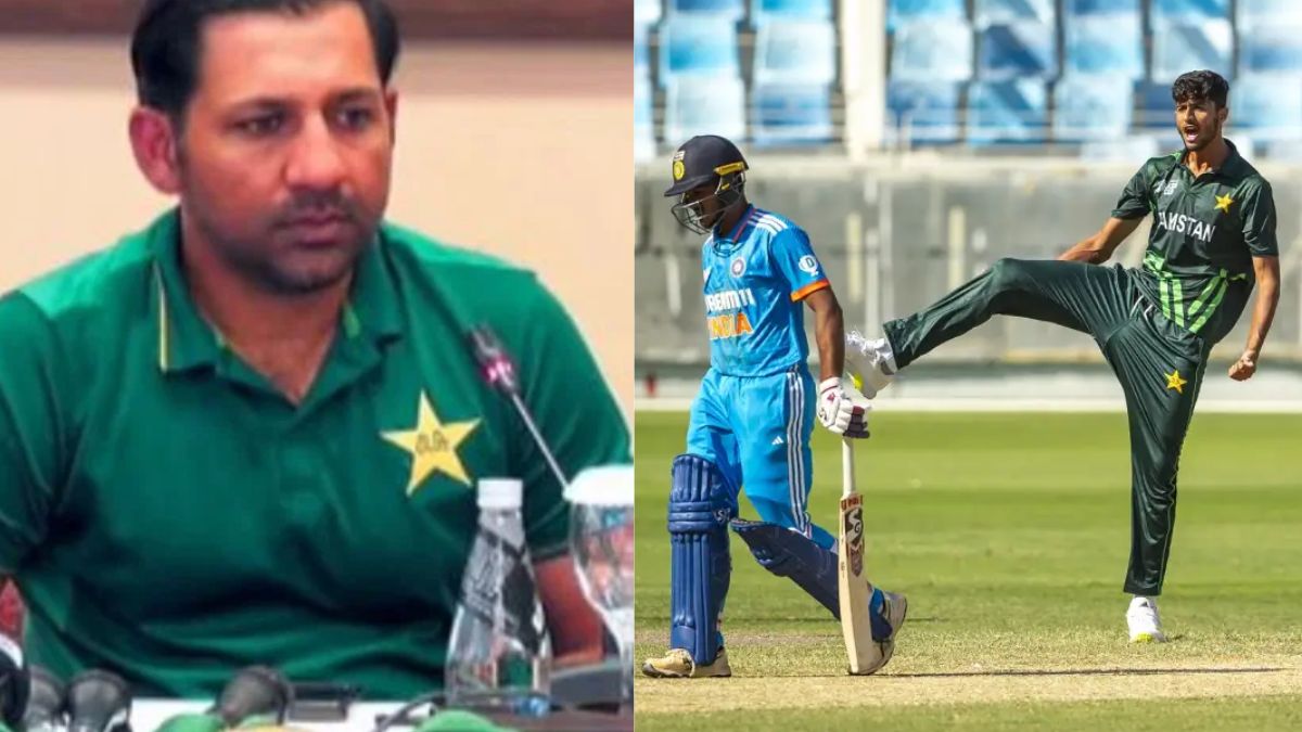 U19 Asia Cup Final: Former Pakistan captain Sarfaraz Ahmed accuses Indian players of misbehavior.