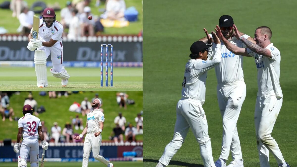 NZ vs WI: दूसरे टेस्ट के पहले दिन 205 रन पर सिमटी वेस्टइंडीज, New Zealand ने बिना विकेट खोए बनाए 24 रन