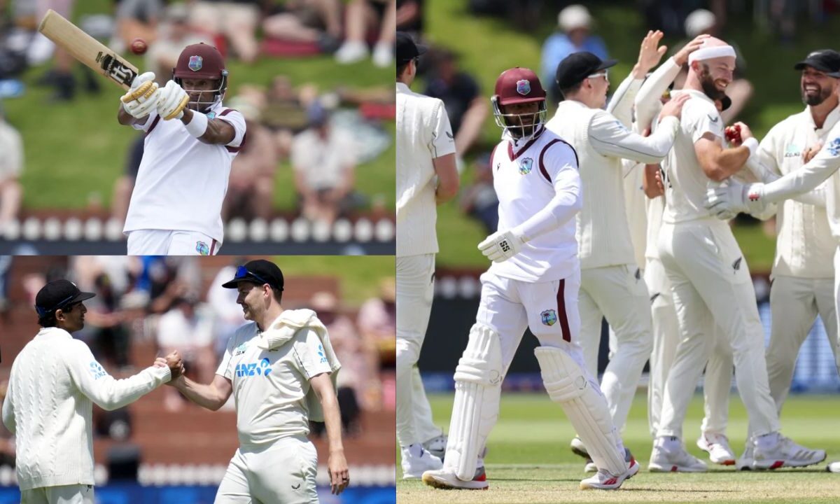 NZ vs WI: दूसरे टेस्ट में New Zealand ने वेस्टइंडीज को 9 विकेट से हराया, सीरीज में बना ली 1-0 की बढ़त