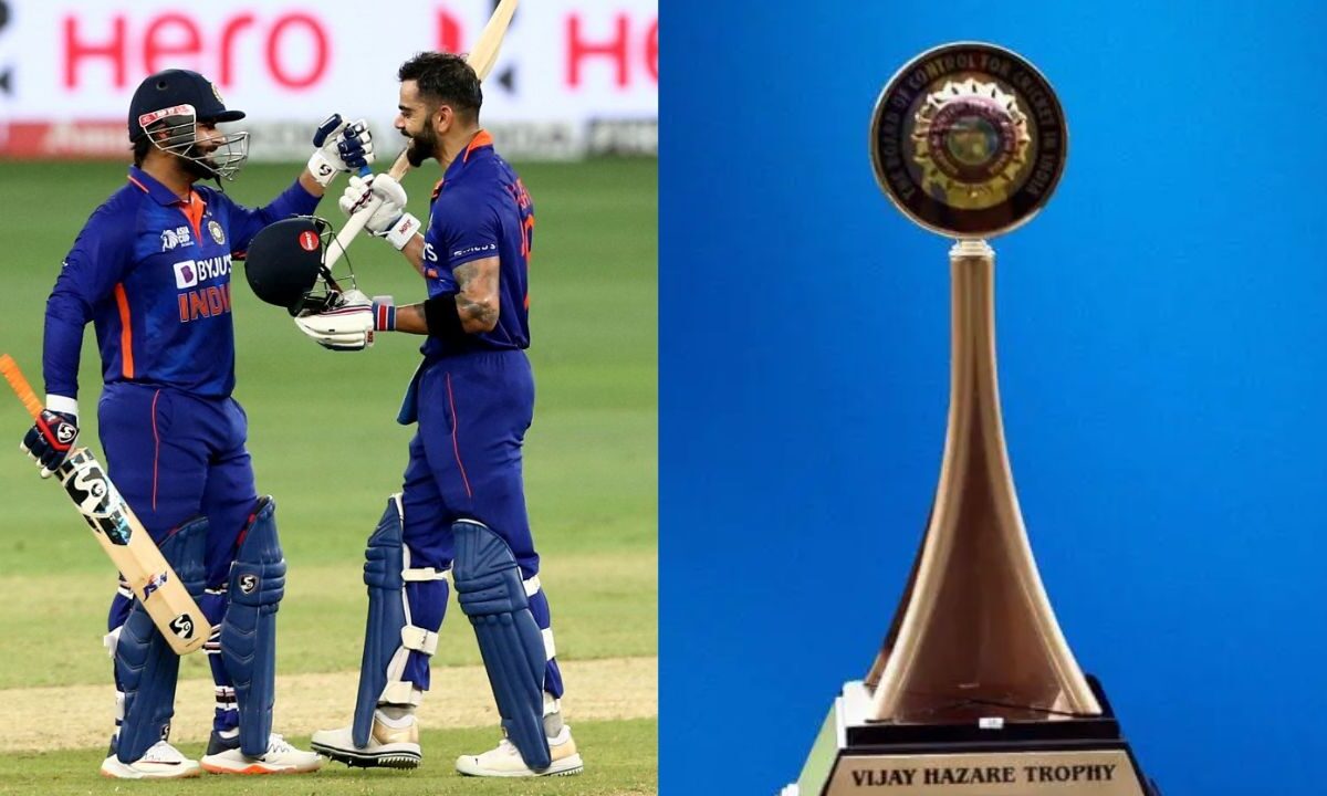 विजय हजारे वनडे टूर्नामेंट के लिए Delhi की टीम का हुआ ऐलान, पंत बने कप्तान, कोहली को भी मिली जगह