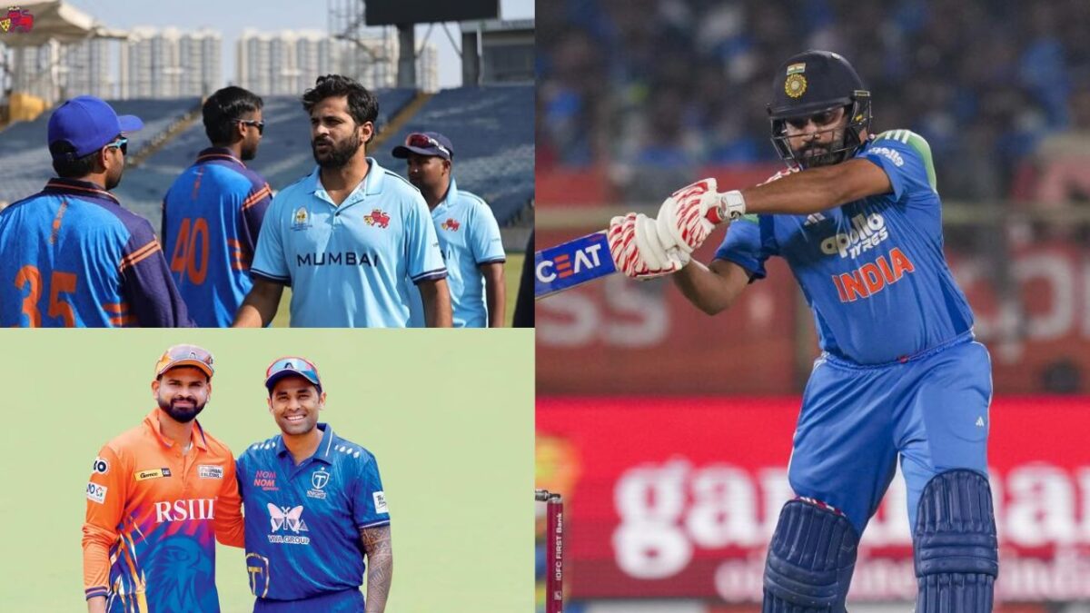 विजय हजारे वनडे टूर्नामेंट के लिए Mumbai की टीम का हुआ ऐलान, रोहित शर्मा को भी मिली जगह, सूर्या-अय्यर बाहर