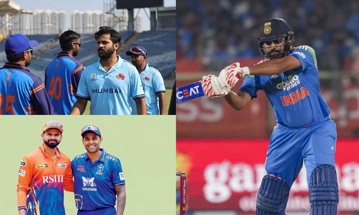 विजय हजारे वनडे टूर्नामेंट के लिए Mumbai की टीम का हुआ ऐलान, रोहित शर्मा को भी मिली जगह, सूर्या-अय्यर बाहर