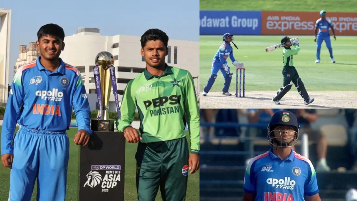 अंडर-19 एशिया कप में India को पाकिस्तान के हाथों 191 रन से मिली करारी शिकस्त, वैभव-आयुष दोनों हुए फेल