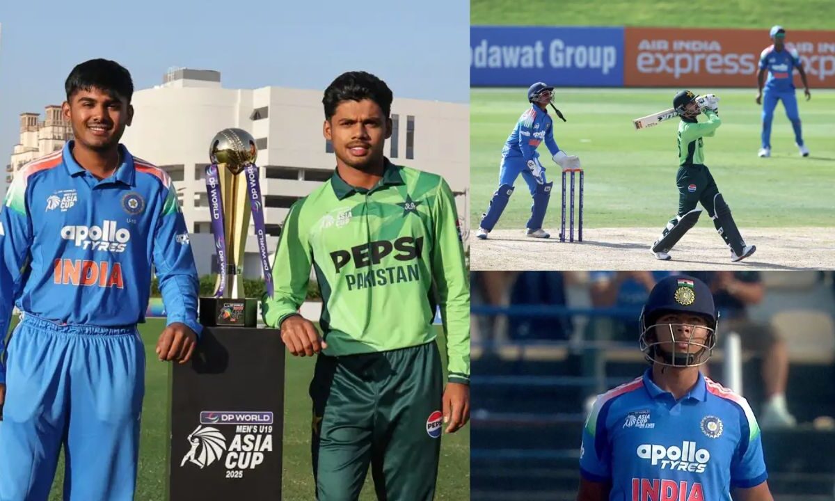 अंडर-19 एशिया कप में India को पाकिस्तान के हाथों 191 रन से मिली करारी शिकस्त, वैभव-आयुष दोनों हुए फेल