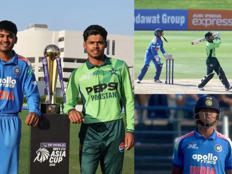 अंडर-19 एशिया कप में India को पाकिस्तान के हाथों 191 रन से मिली करारी शिकस्त, वैभव-आयुष दोनों हुए फेल