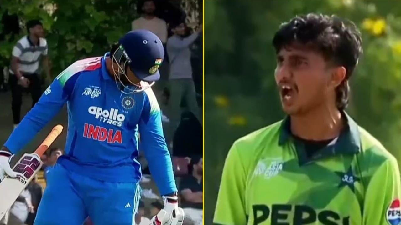 'मेरे पैर की धूल है तू.....' Vaibhav को OUT करने वाले पाकिस्तानी खिलाड़ी ने लांघी सारी मर्यादा, तो सूर्यवंशी ने भी दिया जवाब