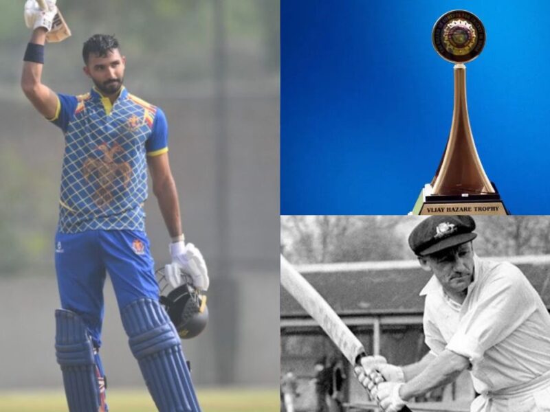 6,6,6,6,6,6.... Vijay Hazare का डॉन ब्रैडमैन बन गया हैं ये बल्लेबाज, 4 मैचों में ठोक दिए 3 शतक, New Zealand के खिलाफ अब मौका मिलना तय