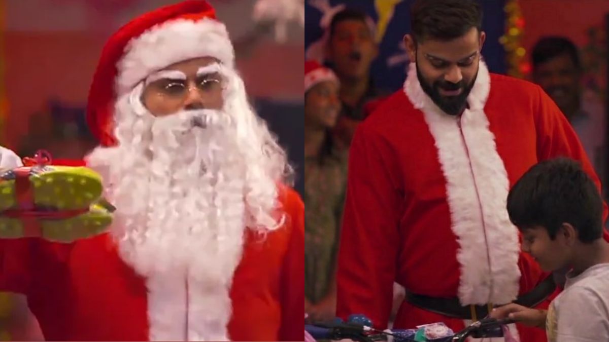 Christmas 2025: Virat Kohli becomes 'Santa Claus', gives gifts to children on Christmas; interesting video surfaces.