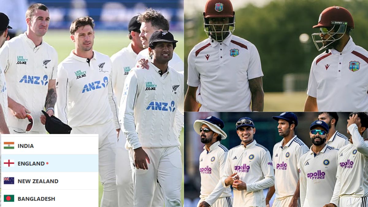 WTC points table updated after West Indies draws match, Team India at this position