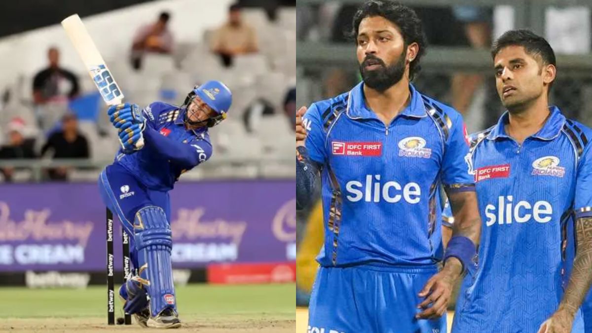 6,6,6,6,6,6,6,6.... Mumbai Indians player shines in the Africa T20 League, scores a century of 113 runs, hitting 5 fours and 11 sixes.